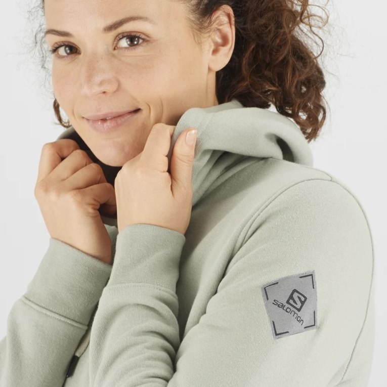 Chaquetas Salomon Essential Warm Mujer Verde Menta | MX GWMY018